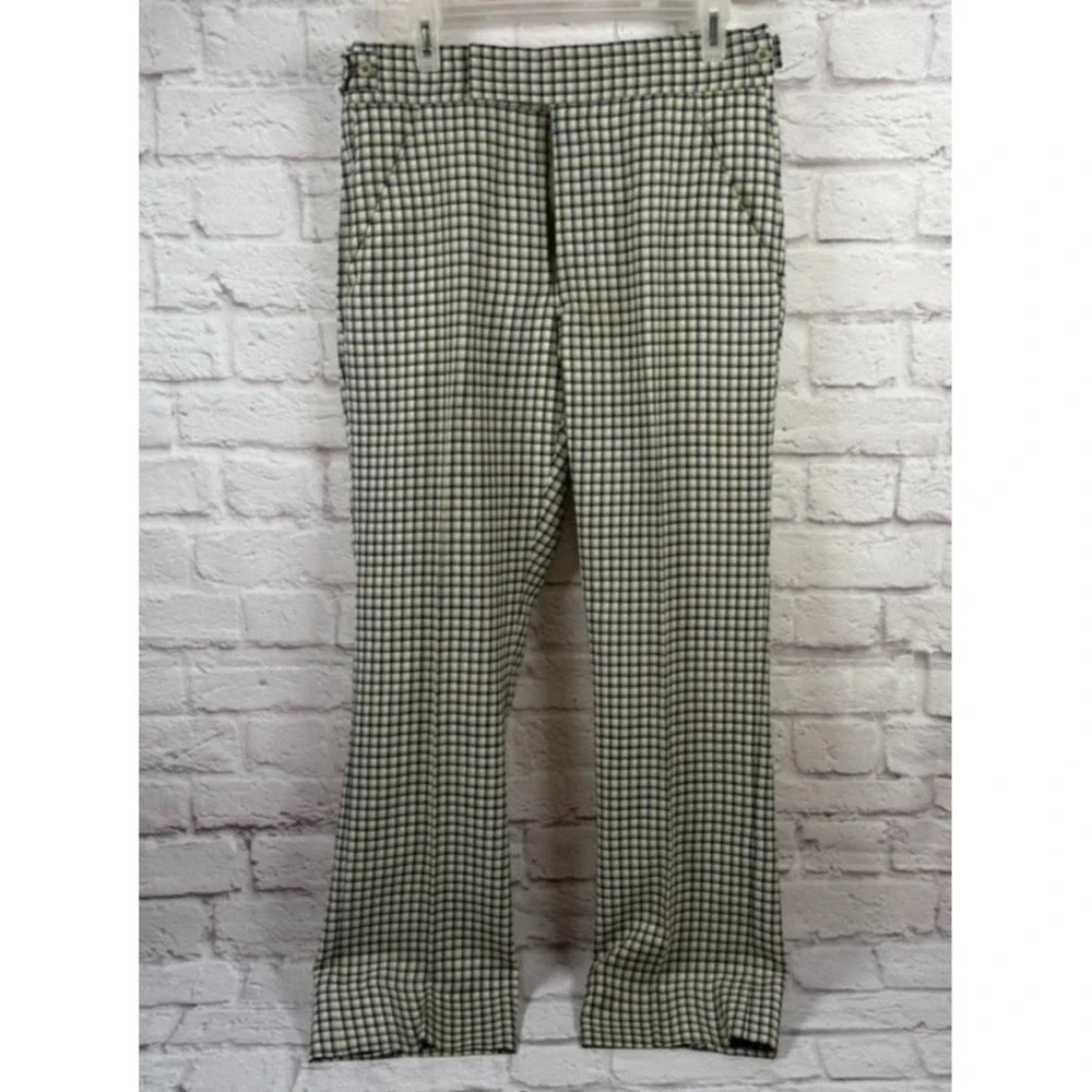 Vintage Hickey Freeman for Sakowitz Pants Mens 30x29 Flat Front Checkered - Picture 2 of 13